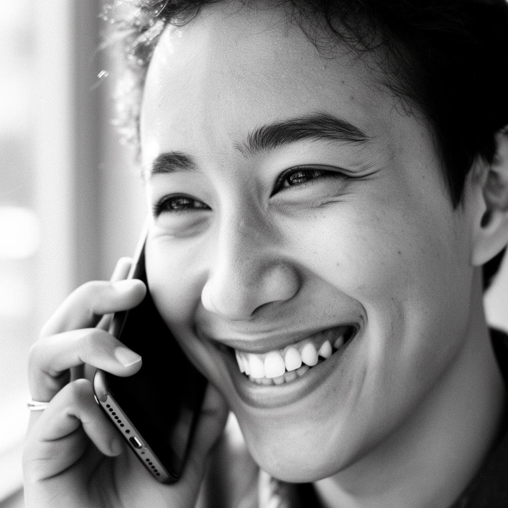 Person ringer för att boka